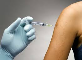 The needle method of delivery of Flu Vaccine